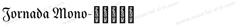 Jornada Mono字体转换